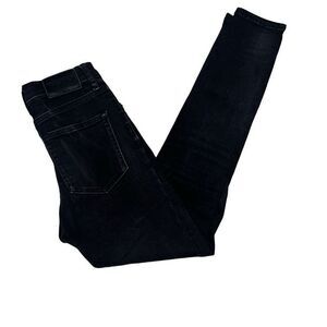 Everlane High-Rise Authentic Stretch Skinny Denim Jeans Black Sz 26 Regular